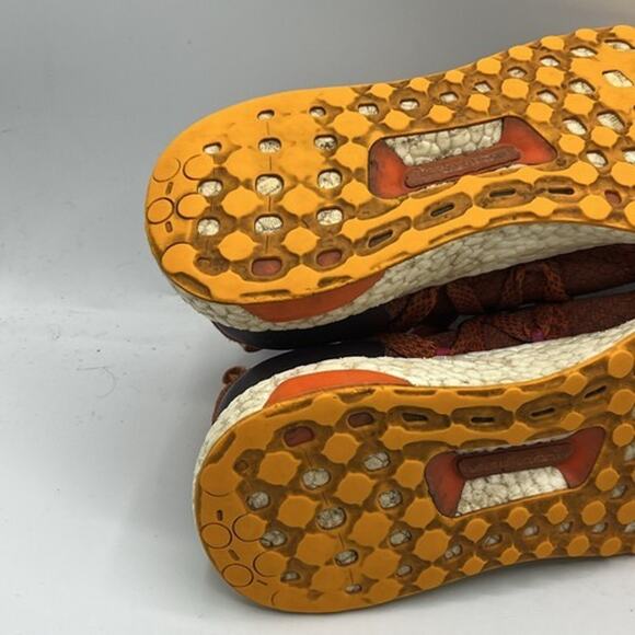 Stella McCartney X Adidas PureBoost 'Peach Rose' Womens Size 7.5 Running Shoes - Picture 9 of 11